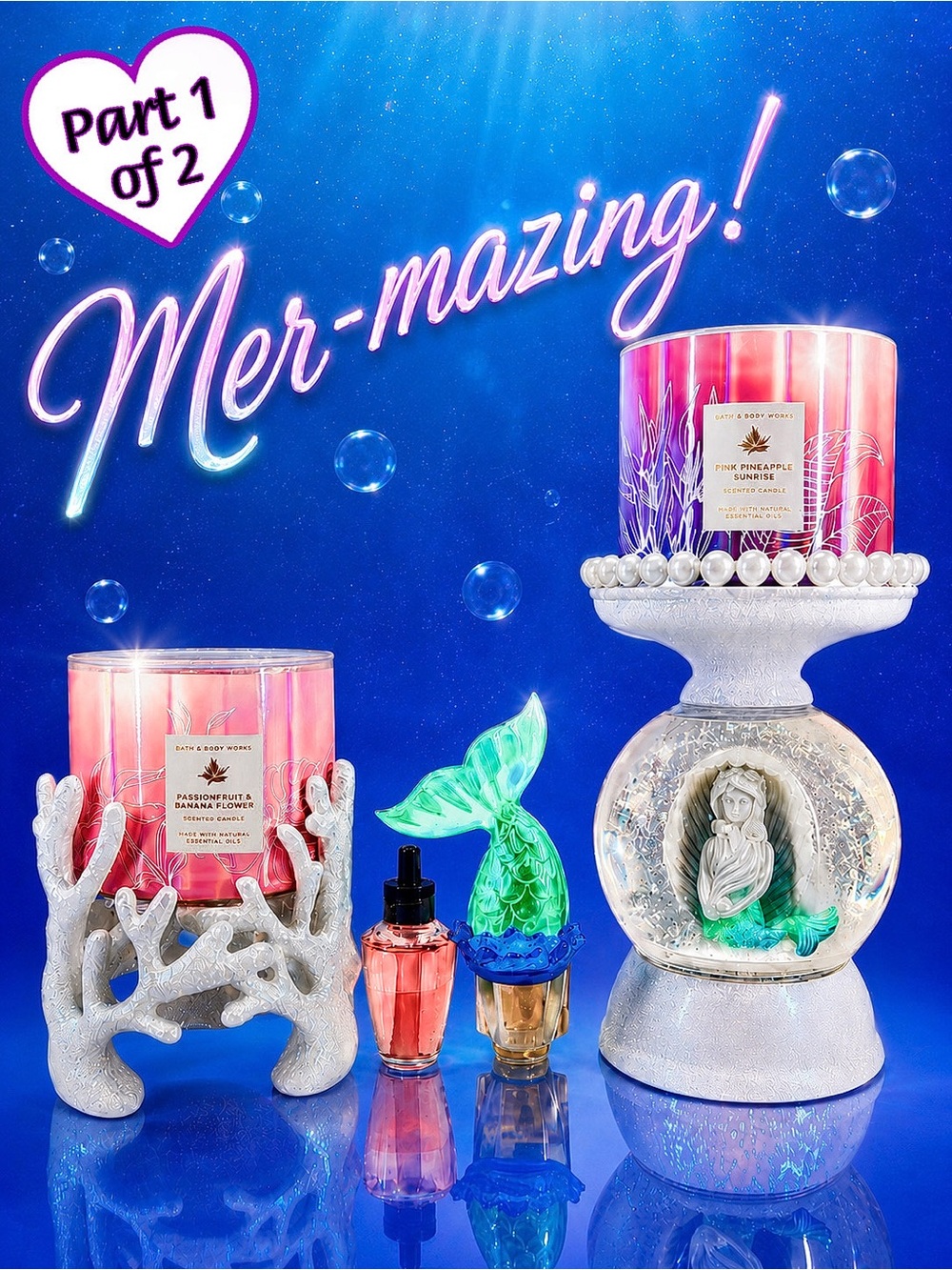 BBW Mer-mazing Mermaid 6 Piece Collector Set Part 1 of 2